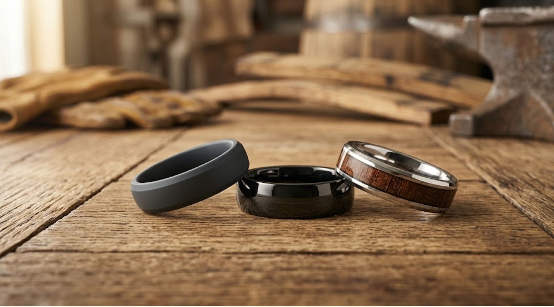 Manly Bands Bold Men’s Wedding Rings &amp; Bands